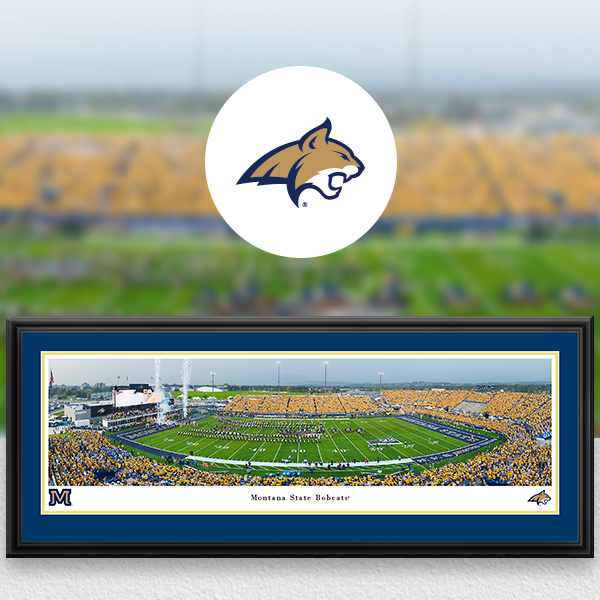 Montana State Bobcats Panoramic Posters and Fan Cave Decor