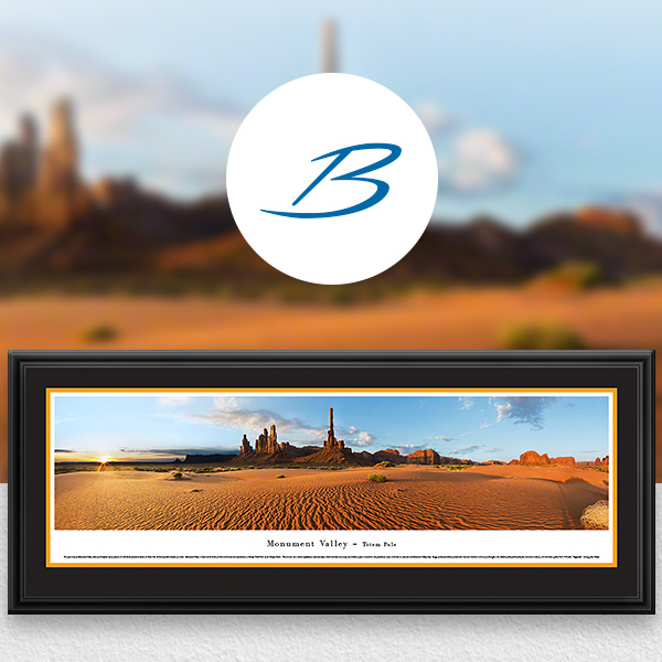 Monument Valley Scenic Landscape Panoramic Wall Art