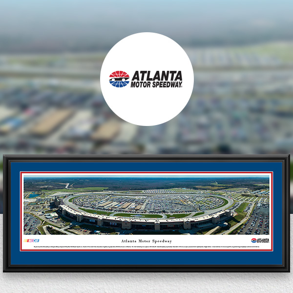 Atlanta Motor Speedway NASCAR Panoramic Posters and Fan Cave Decor