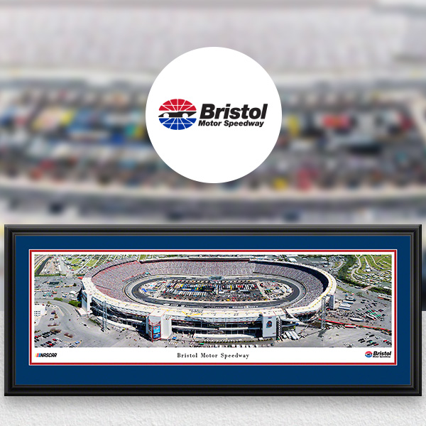 Bristol Motor Speedway NASCAR Panoramic Posters and Fan Cave Decor