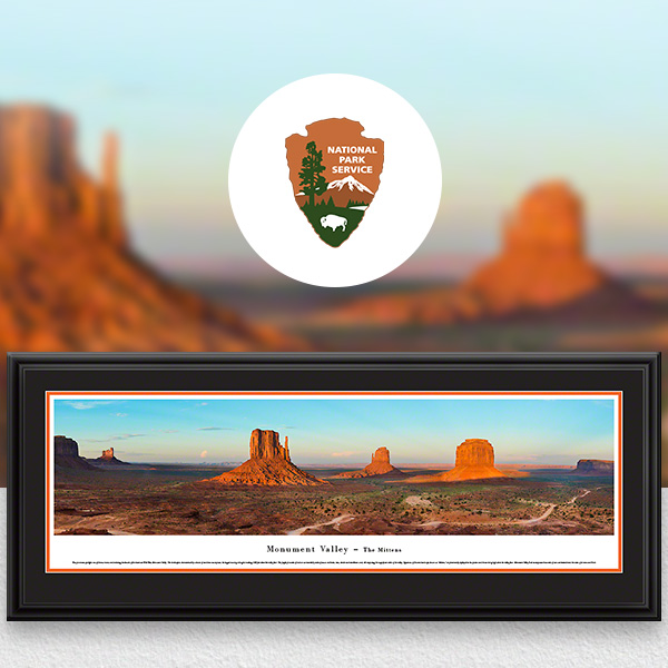 Monument Valley Scenic Landscape Panoramic Wall Art