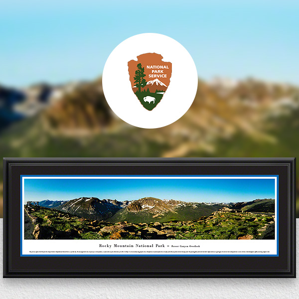 Rocky Mountain National Park Scenic Landscape Panoramic Wall Art