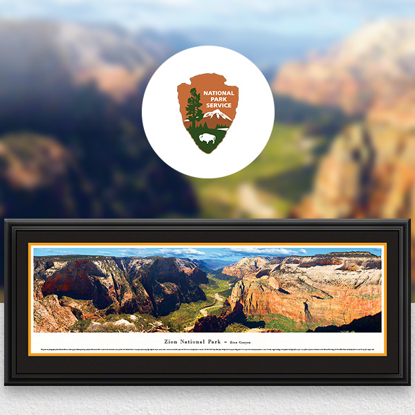 Zion National Park Scenic Landscape Panoramic Wall Art