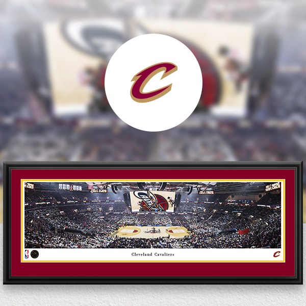 Cleveland Cavaliers Panoramic Posters and Fan Cave Decor