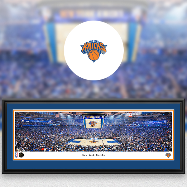 New York Knicks Panoramic Posters and Fan Cave Decor