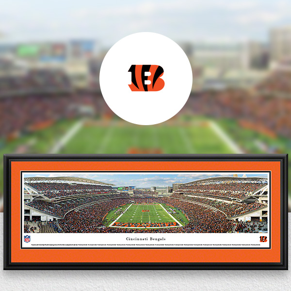 Cincinnati Bengals Panoramic Posters and Fan Cave Decor