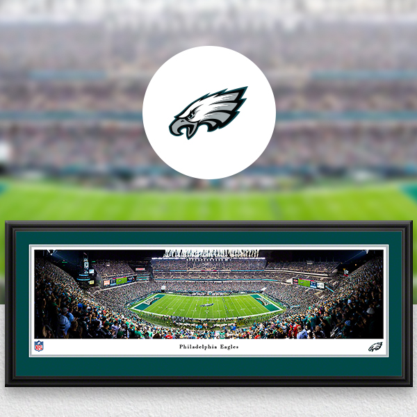 2018 Super Bowl LII Panoramic Poster - Philadelphia Eagles