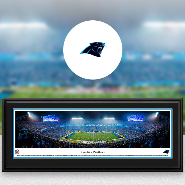 Carolina Panthers Panoramic Posters and Fan Cave Decor