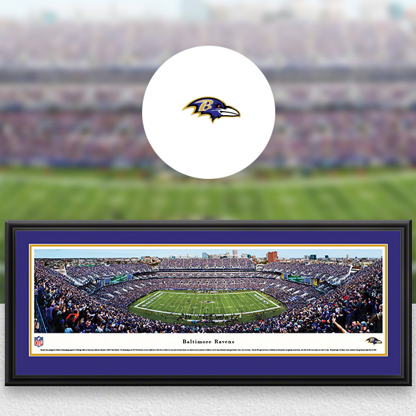 Baltimore Ravens Panoramic Posters and Fan Cave Decor