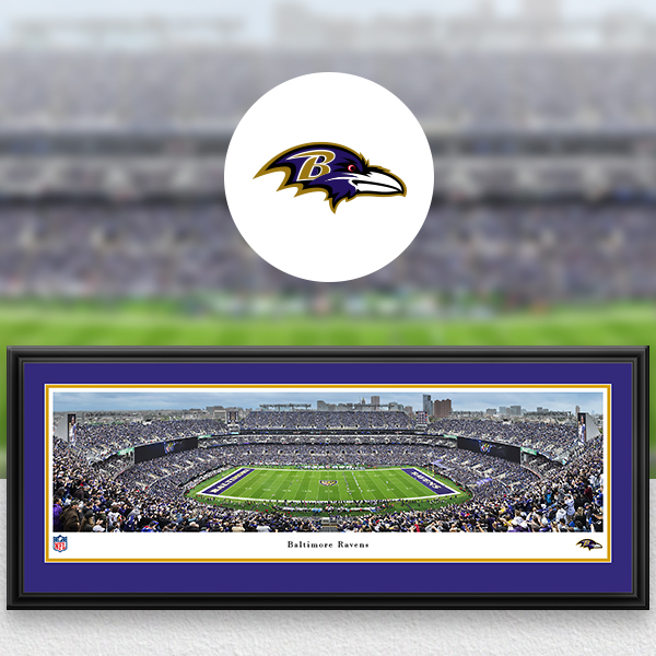 Baltimore Ravens Panoramic Posters and Fan Cave Decor