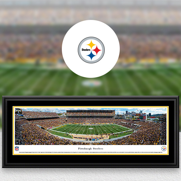 Pittsburgh Steelers Panoramic Posters and Fan Cave Decor