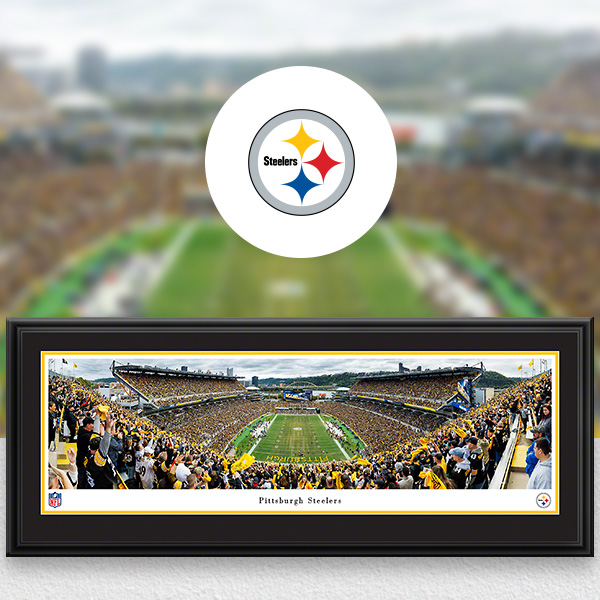 Pittsburgh Steelers Panoramic Posters and Fan Cave Decor