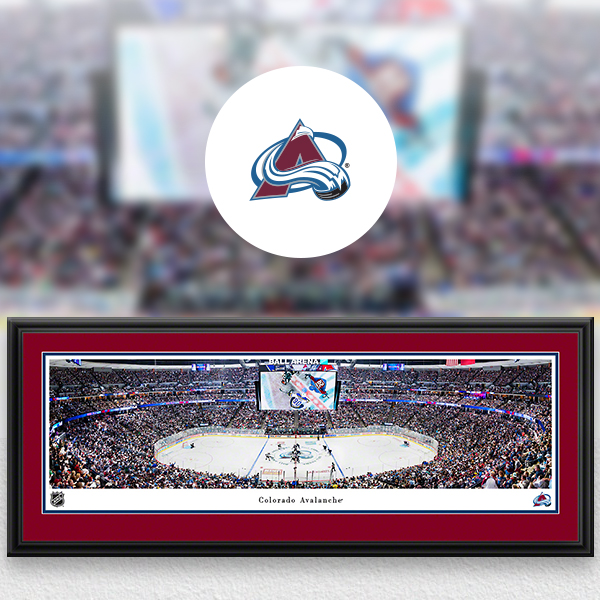 NHL Colorado Avalanche Panoramic Posters and Fan Cave Decor