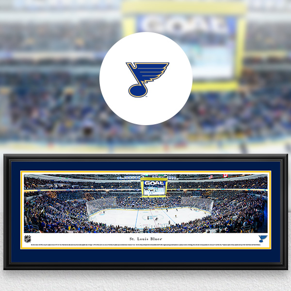St. Louis Blues Panoramic Posters and Fan Cave Decor