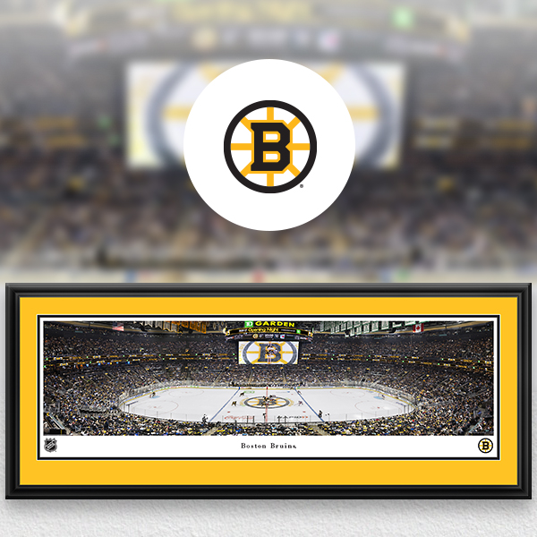 NHL Boston Bruins Panoramic Posters and Fan Cave Decor