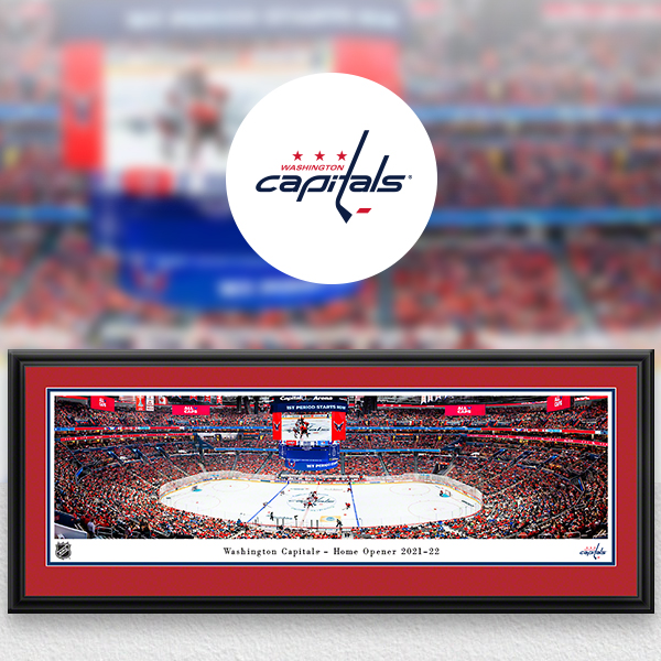 Washington Capitals Panoramic Posters and Fan Cave Decor