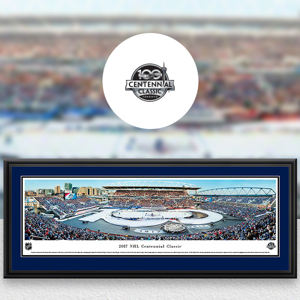 NHL Centennial Classic Panoramic Posters and Fan Cave Decor