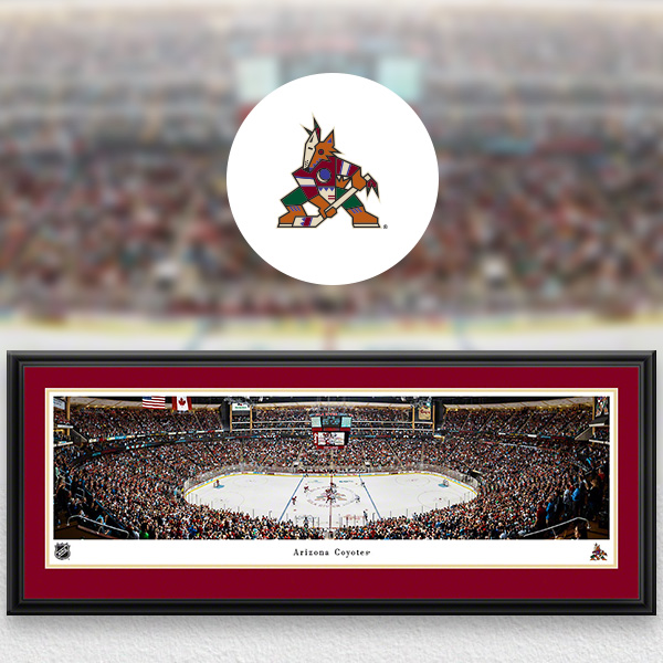 Arizona Coyotes Panoramic Posters and Fan Cave Decor