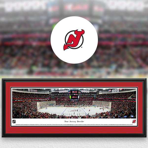 New Jersey Devils NHL Posters - Panoramic Fan Cave Decor