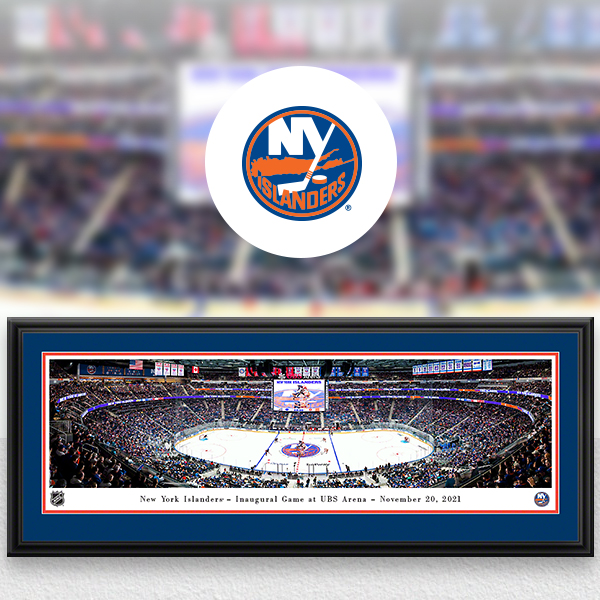 NHL New York Islanders Panoramic Posters and Fan Cave Decor