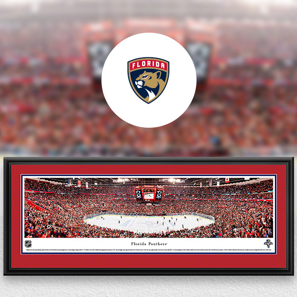 Florida Panthers Panoramic Posters and Fan Cave Decor