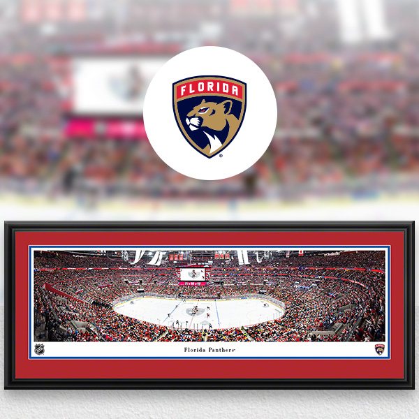 Florida Panthers Panoramic Posters and Fan Cave Decor