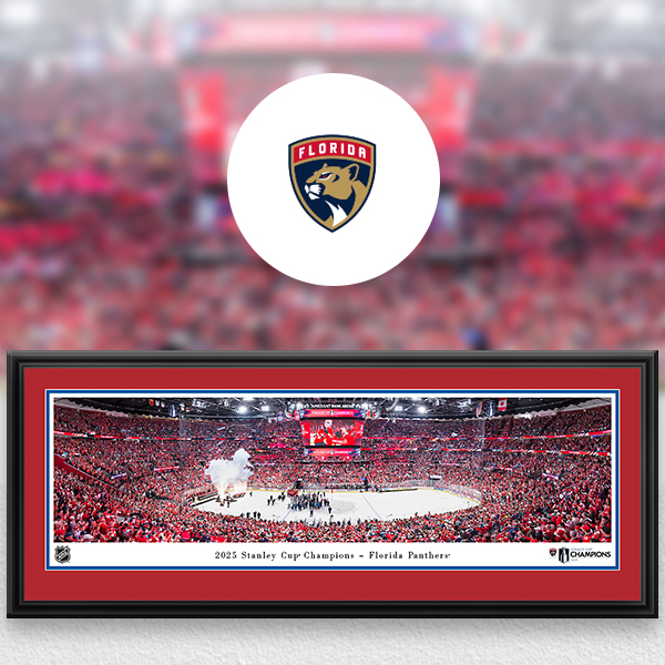 Florida Panthers Panoramic Posters and Fan Cave Decor