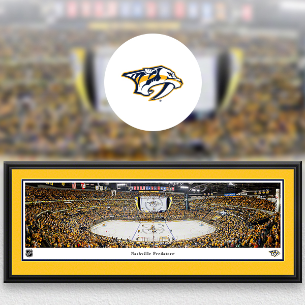 Nashville Predators Panoramic Posters and Fan Cave Decor