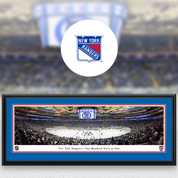 New York Rangers Panoramic Posters and Fan Cave Decor