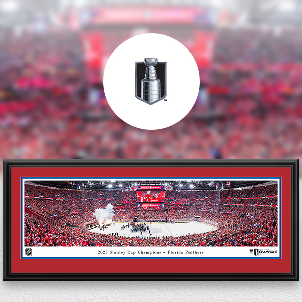 NHL Stanley Cup Panoramic Posters and Fan Cave Decor