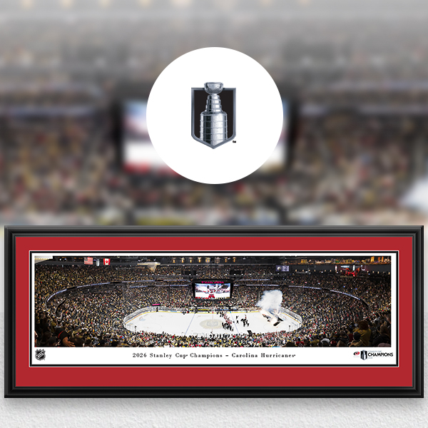 NHL Stanley Cup Panoramic Posters and Fan Cave Decor