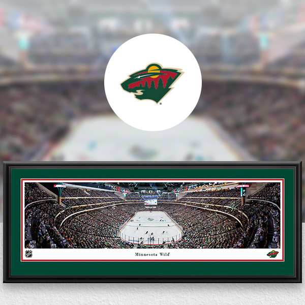 2022 NHL Winter Classic Panoramic Poster - Minnesota Wild vs. St