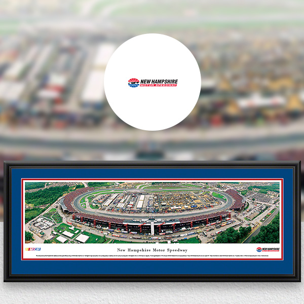 New Hampshire Motor Speedway NASCAR Panoramic Posters and Fan Cave Decor
