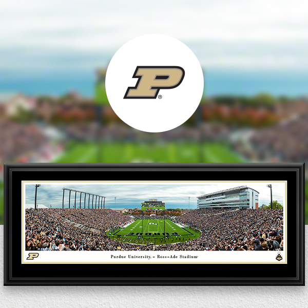 Purdue Boilermakers Panoramic Posters and Fan Cave Decor