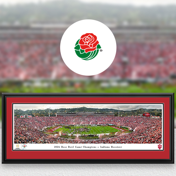 2026 Rose Bowl Game Panoramic Posters and Fan Cave Decor