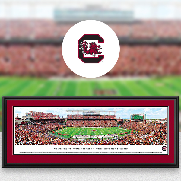 South Carolina Gamecocks Panoramic Posters and Fan Cave Decor