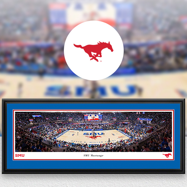 SMU Mustangs Panoramic Posters and Fan Cave Decor