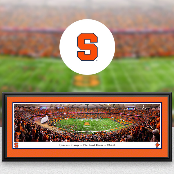 Syracuse Orange Panoramic Posters and Fan Cave Decor