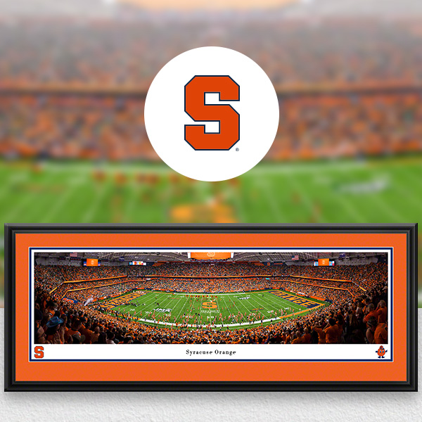 Syracuse Orange Panoramic Posters and Fan Cave Decor