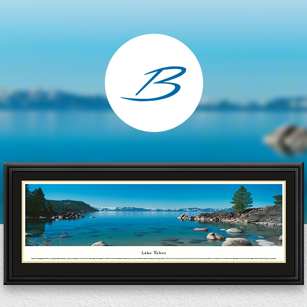 Lake Tahoe Scenic Landscape Panoramic Wall Art