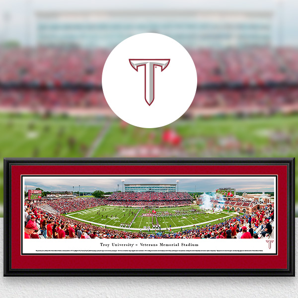 Troy Trojans Panoramic Posters and Fan Cave Decor