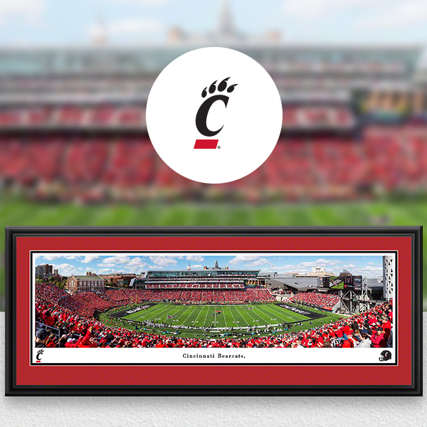 Cincinnati Bearcats Panoramic Posters and Fan Cave Decor