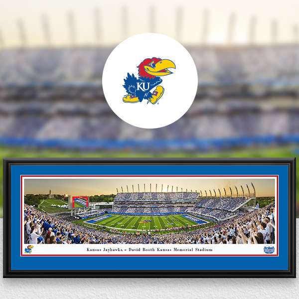 Kansas Jayhawks Panoramic Posters and Fan Cave Decor