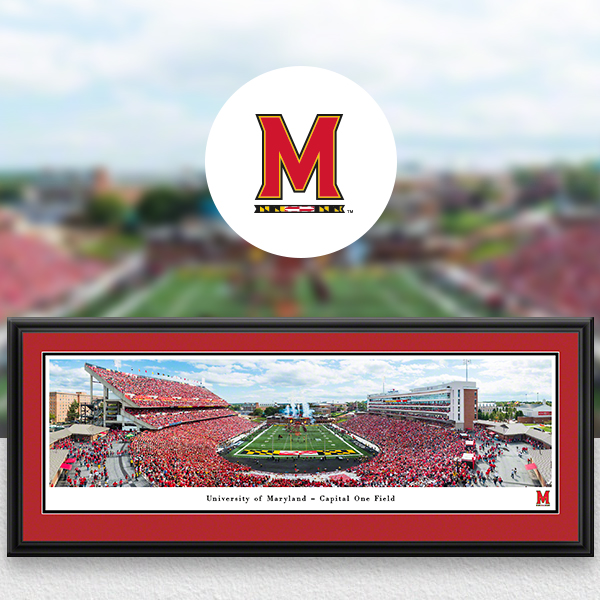 Maryland Terrapins Panoramic Posters and Fan Cave Decor