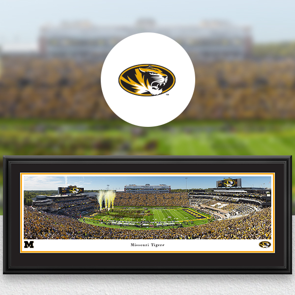 Mizzou Tigers Panoramic Posters and Fan Cave Decor