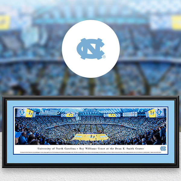 North Carolina Tar Heels Panoramic Posters and Fan Cave Decor