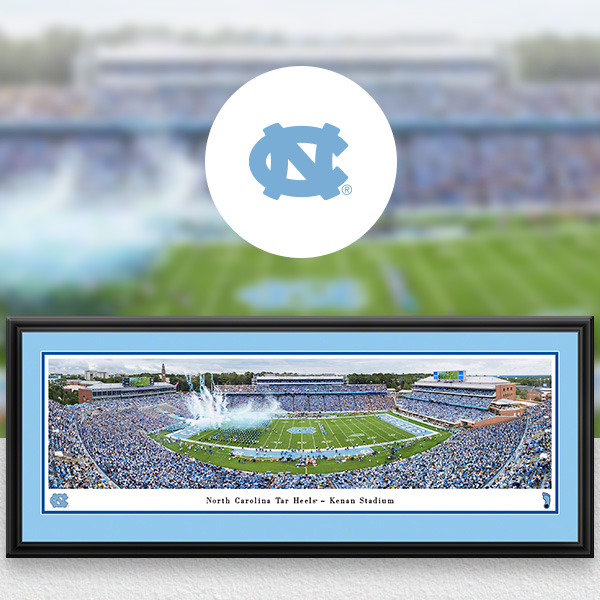 North Carolina Tar Heels Panoramic Posters and Fan Cave Decor