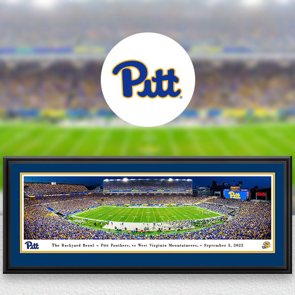 Pittsburgh Panthers Panoramic Posters and Fan Cave Decor