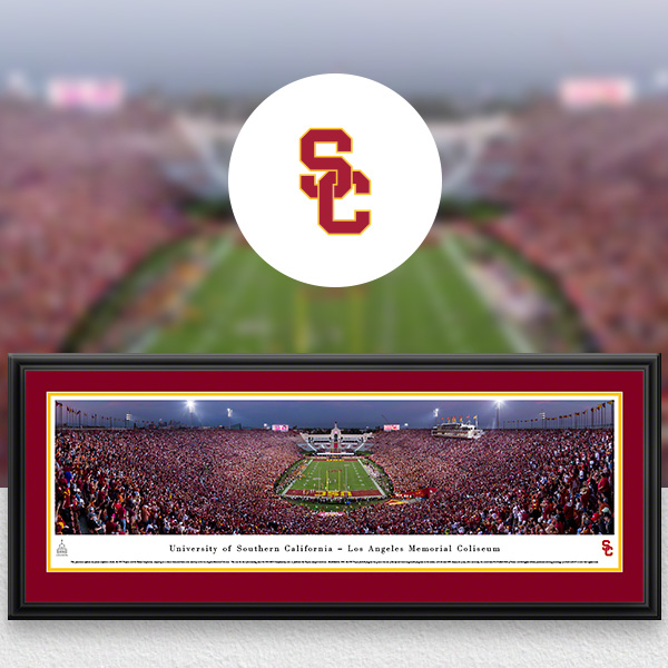 USC Trojans Panoramic Posters and Fan Cave Decor