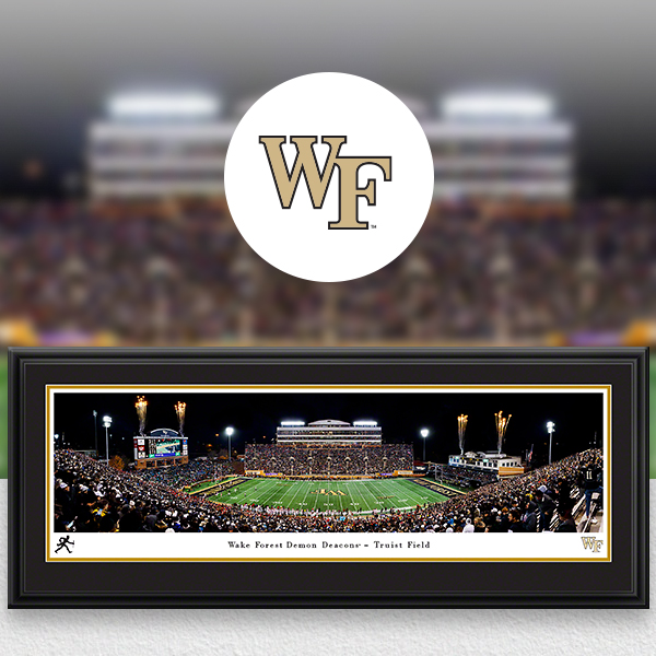 Wake Forest Demon Deacons Panoramic Posters and Fan Cave Decor